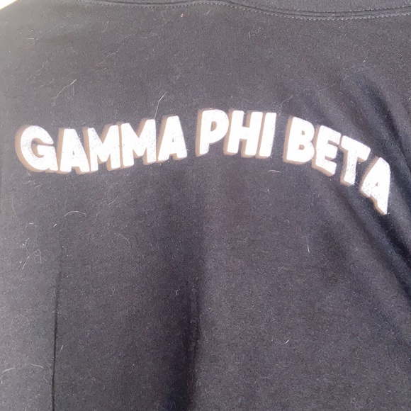 Black Gamma Phi Beta Sorority Hoodie Size XXL - Picture 3 of 5